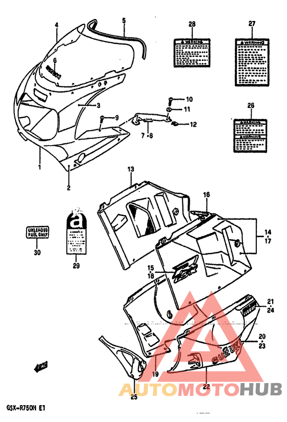 Cowling body