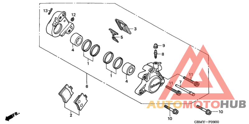 Передний суппорт
