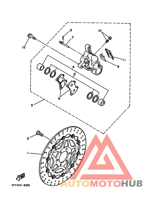 Передний суппорт