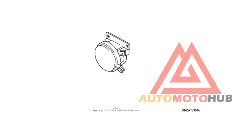 Foglight lens assy.
