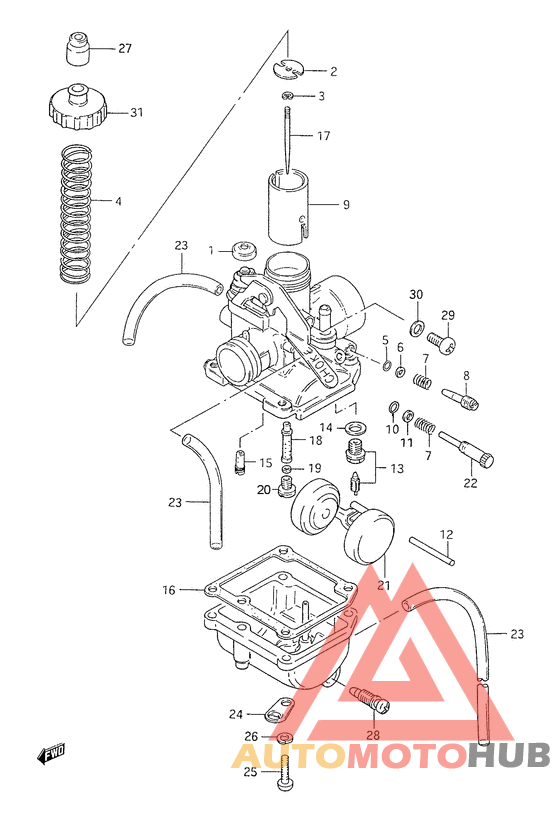 Carburetor assy