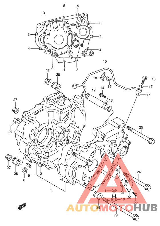 Картер двигателя