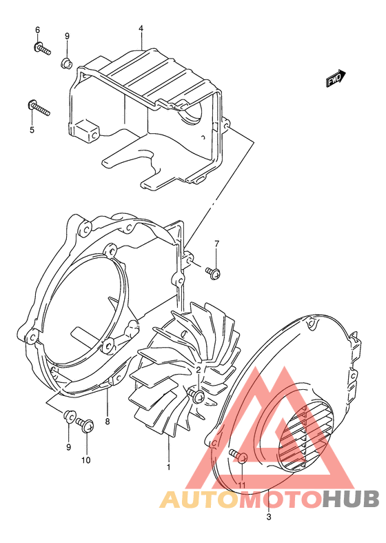 Вентилятор охлаждения