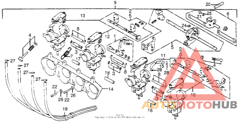Carburetor assy. link