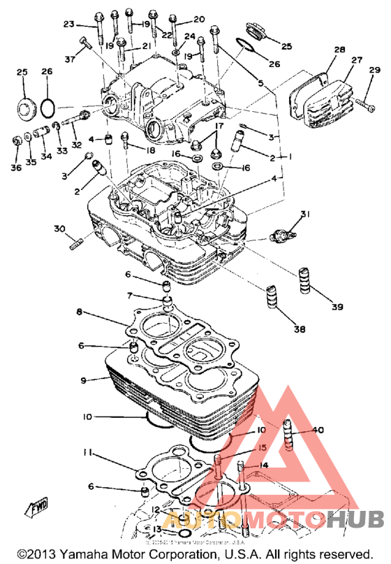 Cylinder head-cylinder