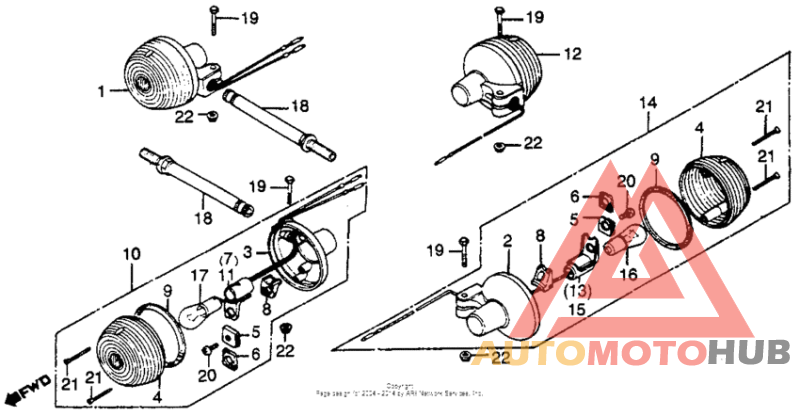 Задний фонарь