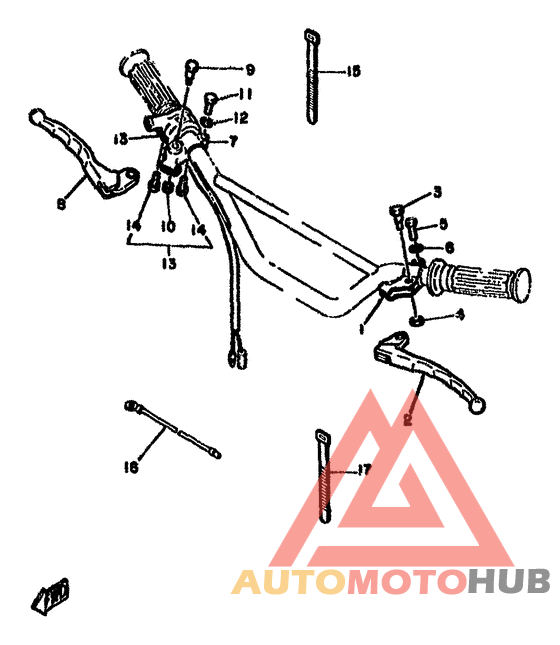 Handle switch. lever