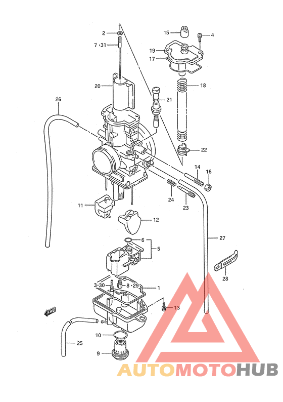 Carburetor assy