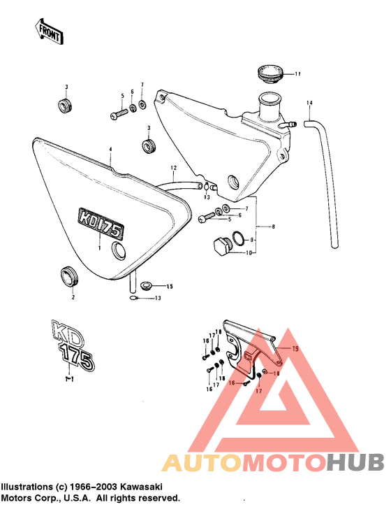 Side cover/oil tank/chain cover