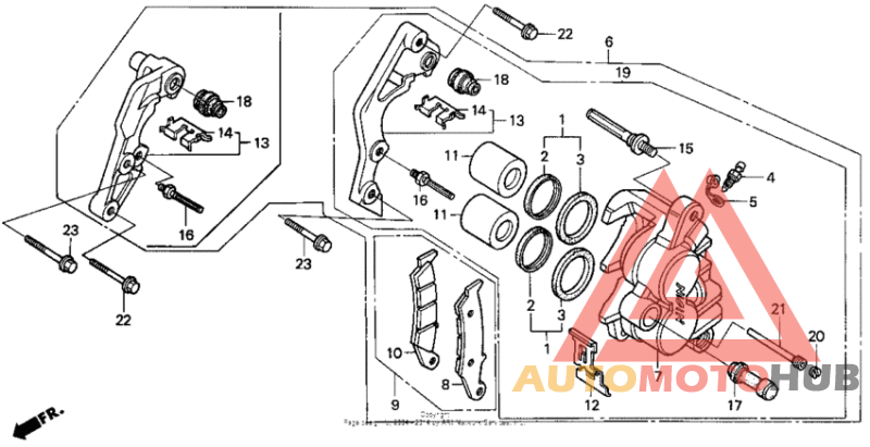 Передний суппорт