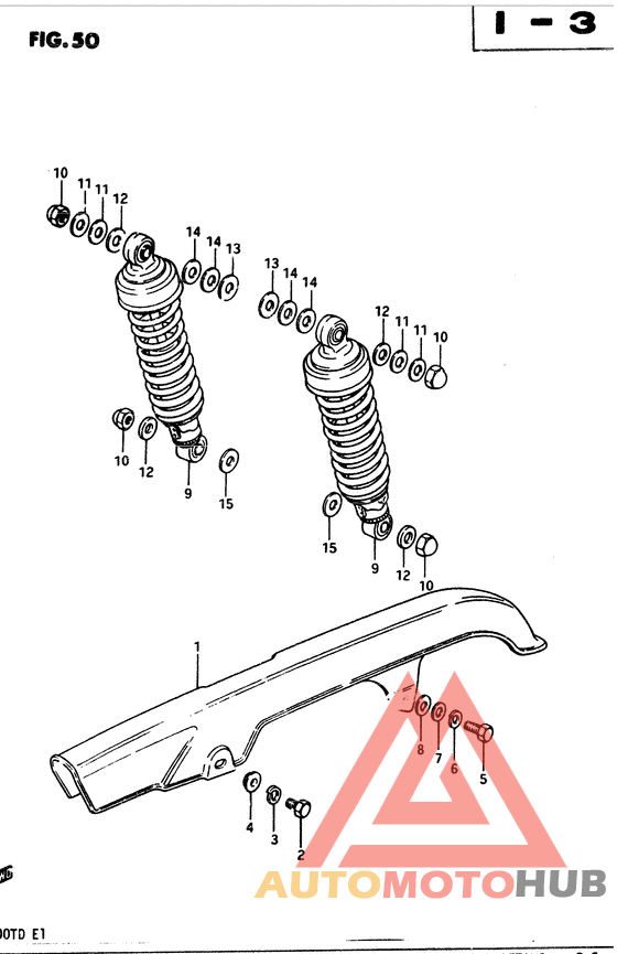 Chain case - shock absorber