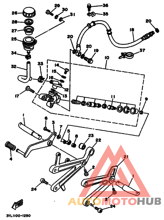 Support & repose pied