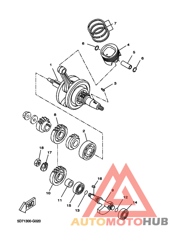 Crankshaft & piston