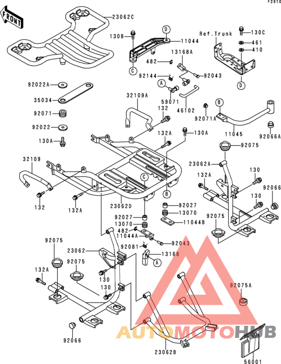 Accessory(trunk bracket)