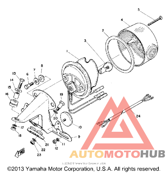 Задний фонарь
