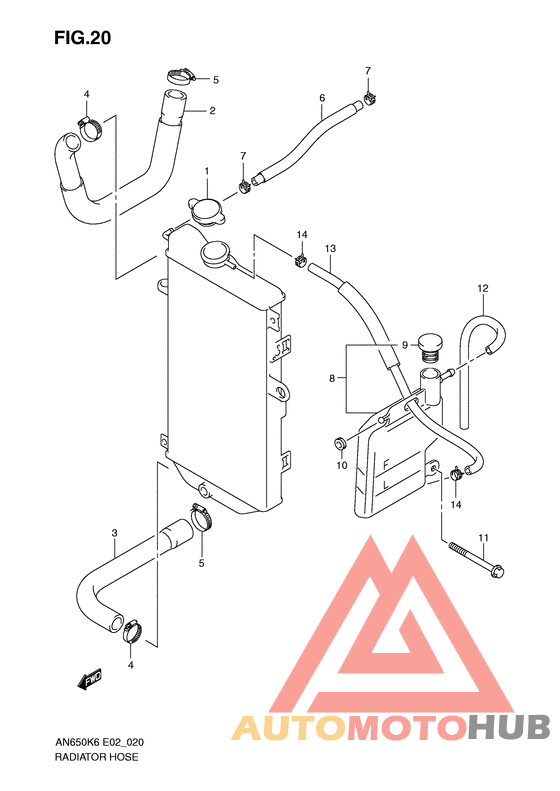 Радиатор hose