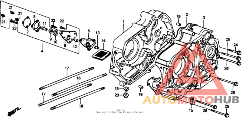 Картер двигателя
