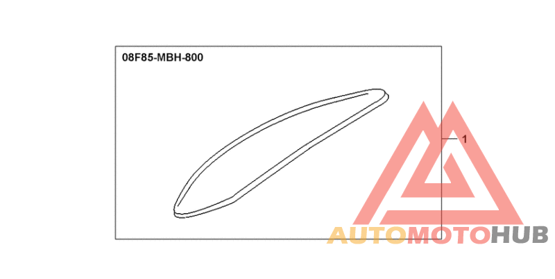 Fr.mudguard ornament