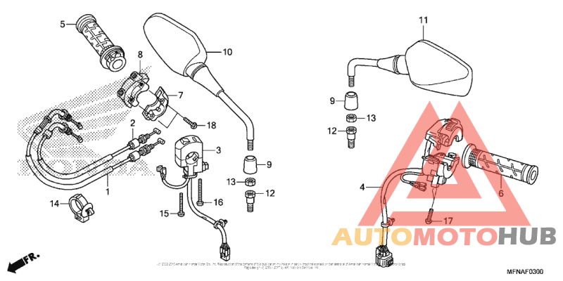 Switch + Cable + Mirror