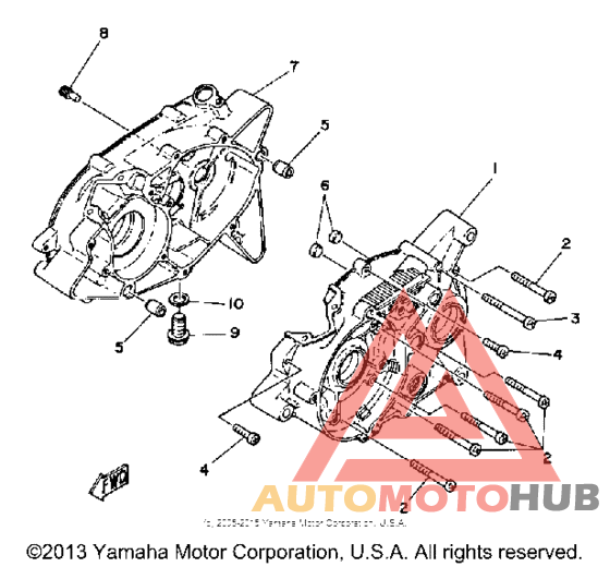 Картер двигателя