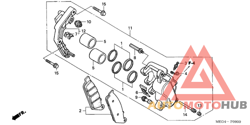 Передний суппорт