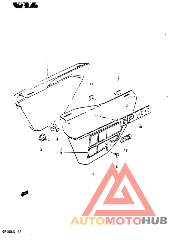 Обтекатель задний