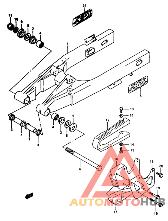 Маятник задний
