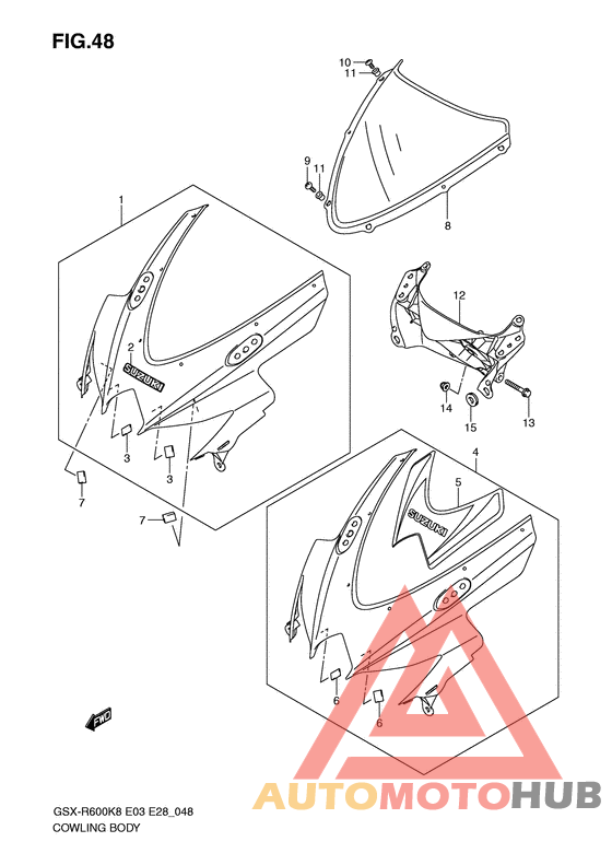 Cowling body