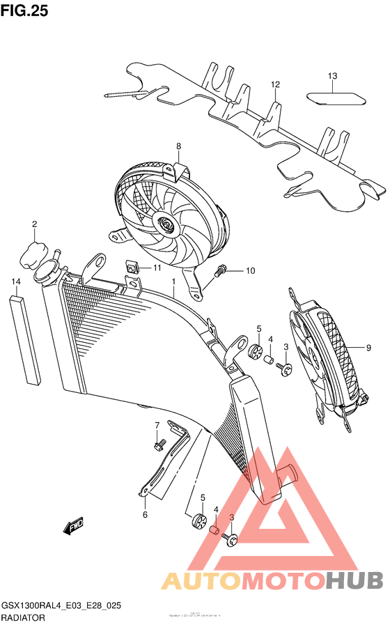 Radiator (Gsx1300Ral4 E28)