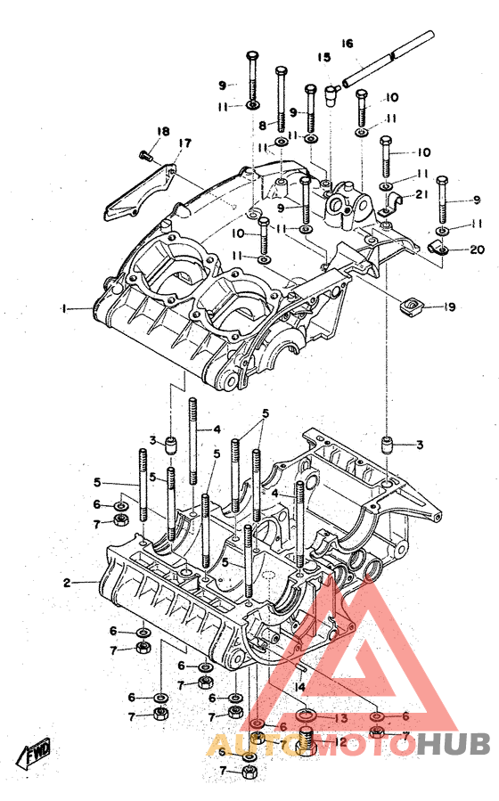 Картер двигателя