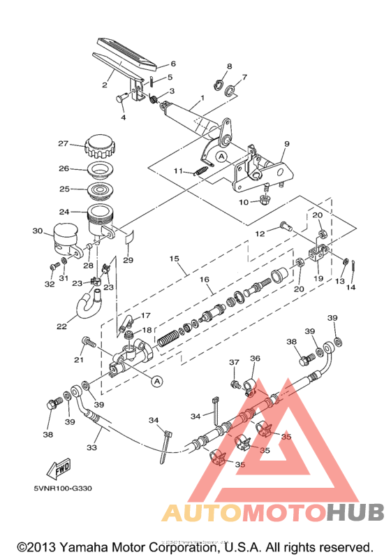 Задний торм цилиндр