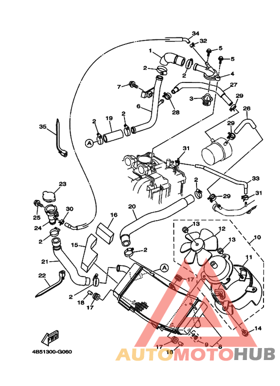 Радиатор и шланг