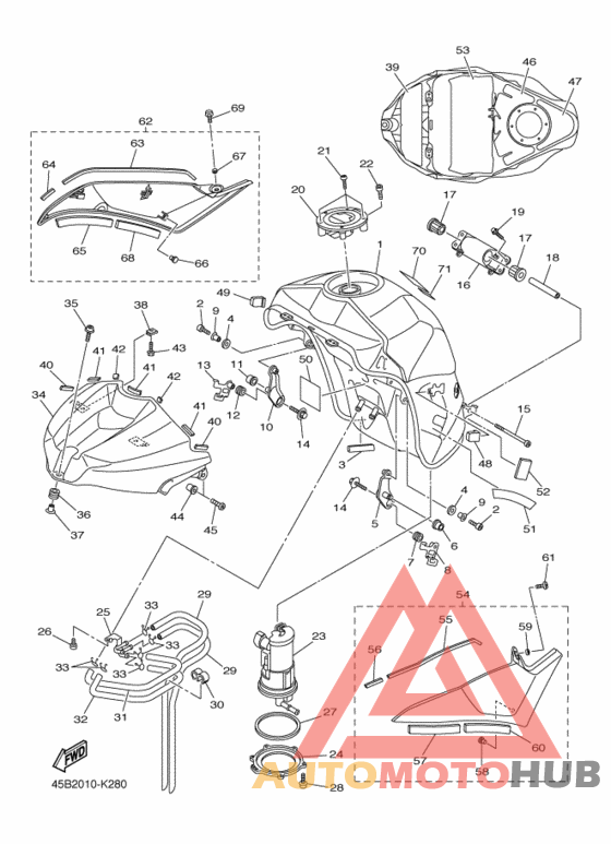 Fuel tank assy