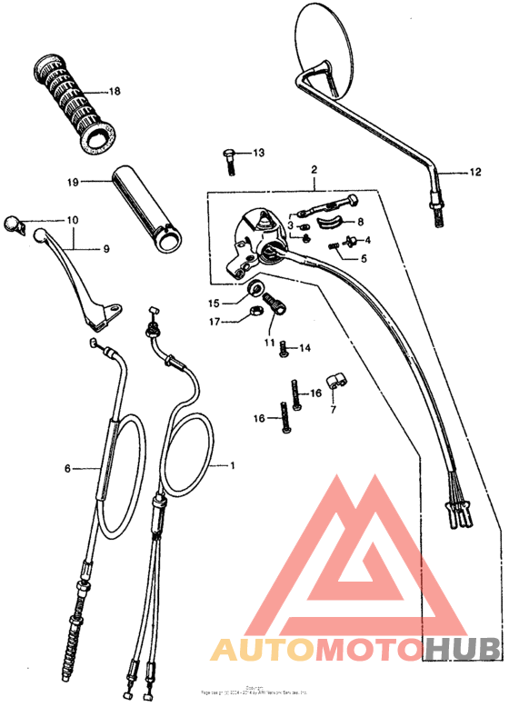 Right switch + cable i