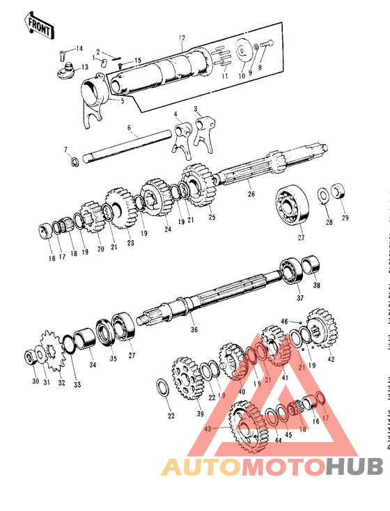 Transmission/change drum