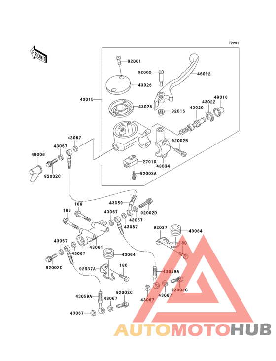 Front master cylinder(p20)
