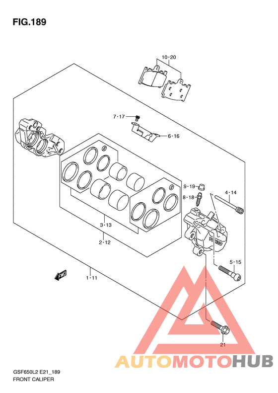 Передний суппорт