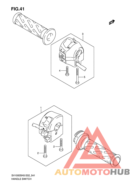 Рулевой переключатель