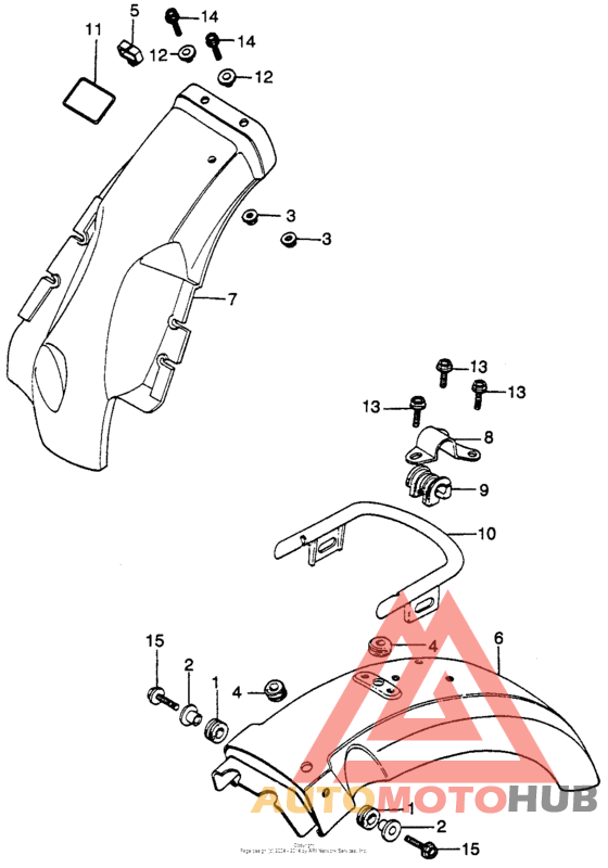 Задний бампер
