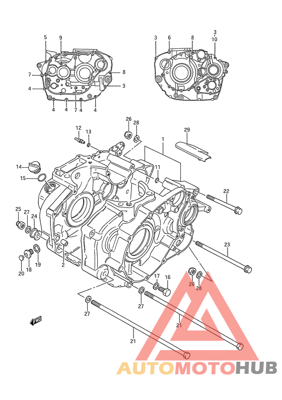 Картер двигателя