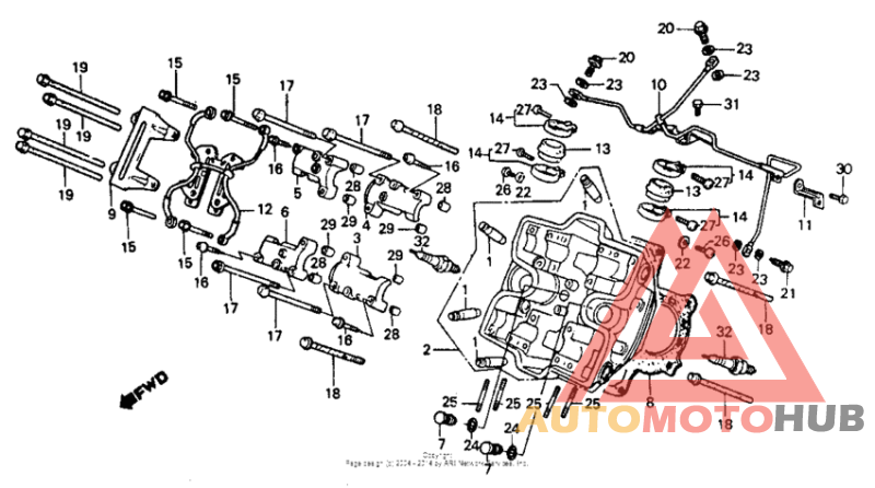 Front cylinder head i