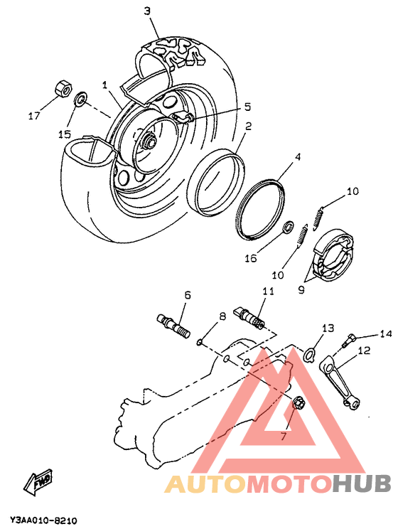 Переднее колесо