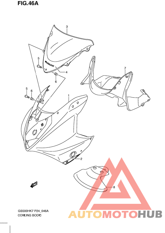 Cowling body