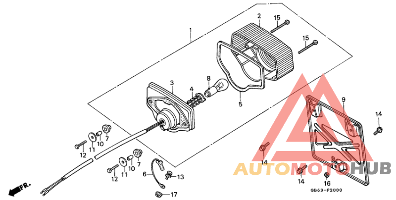Taillight unit ass`y