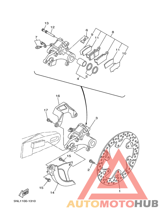 Задний суппорт