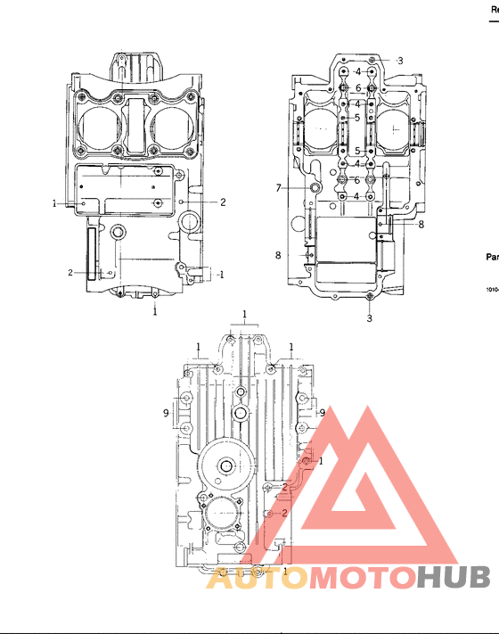 Crankcase bolt & stud pattern