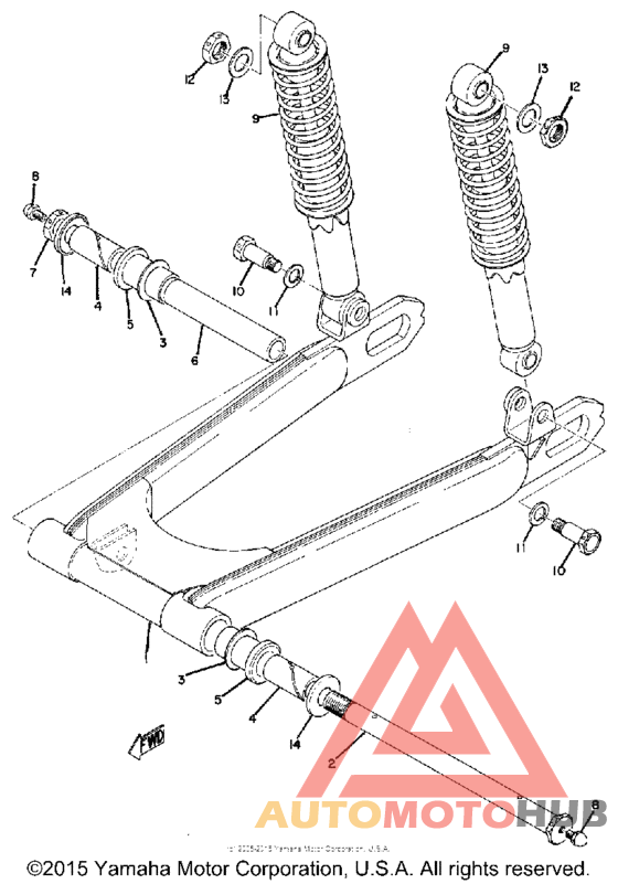 Rear arm - rear cushion