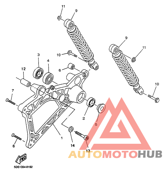 Rear arm. suspension