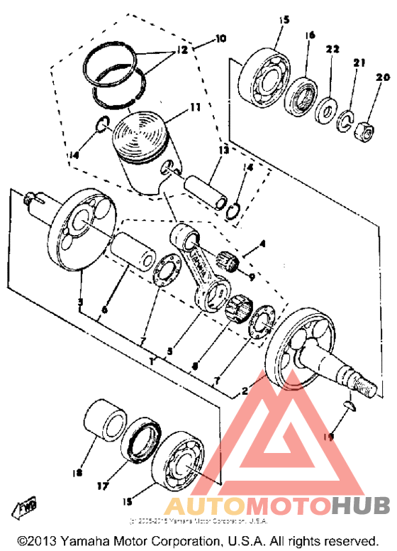 Коленвал,поршни