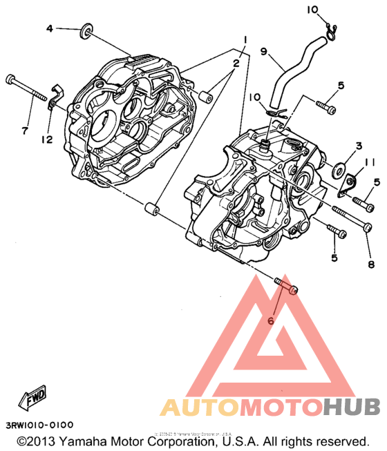 Картер двигателя